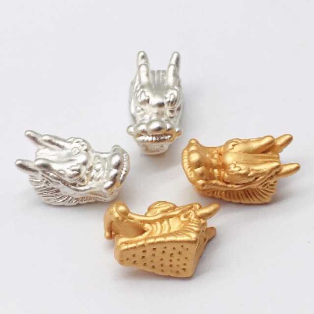 ✅ BÁN SỈ ✅ Charm bạc đầu rồng hàng đẹp - Bạc xịn loại 1, PH081