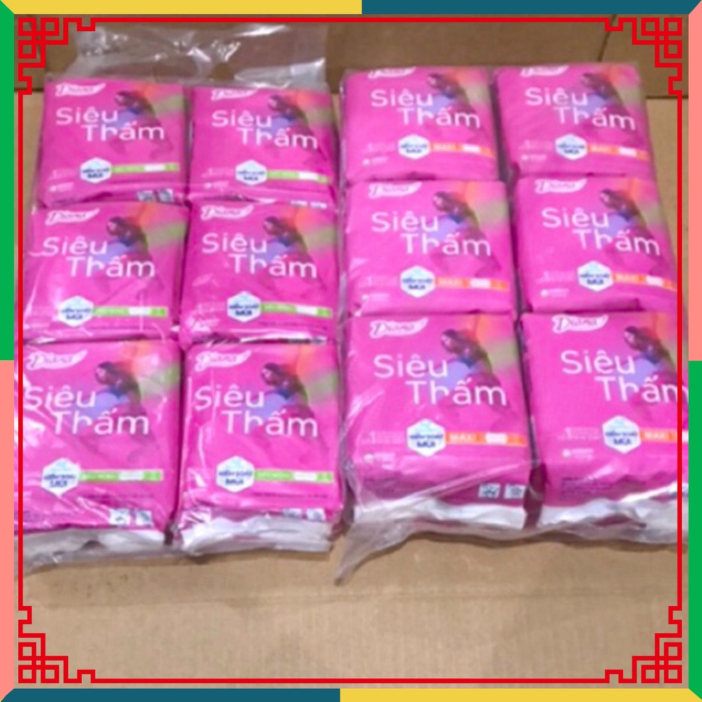 (HOT LIKE) Bịch 6 Gói Băng lau chùi Diana Maxi/ Siêu Mỏng Không Cánh