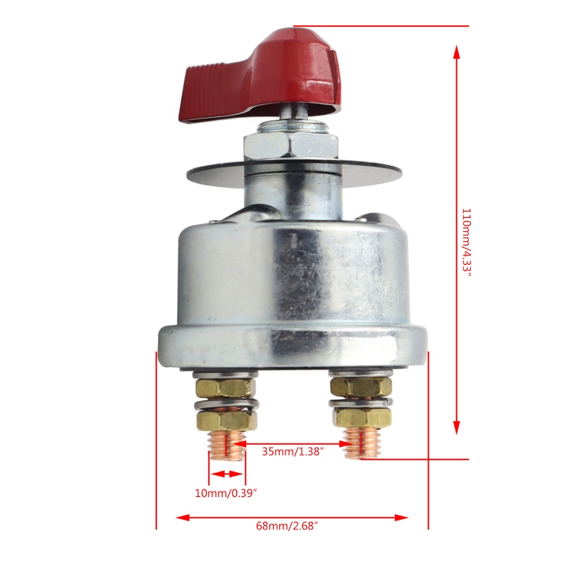 Công Tắc Gắn Bảng Điều Khiển Cách Ly Mini Cho Xe Hơi Cắm Trại