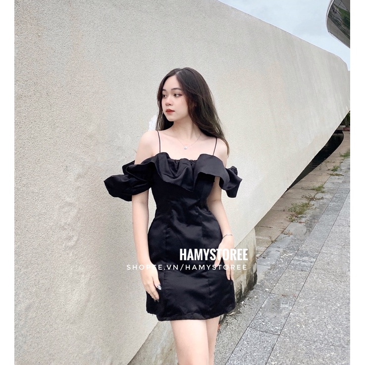 SABY DRESS  ĐẦM TRỄ VAI BÈO BỒNG CAO CẤP