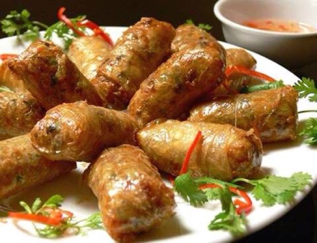 2 tập Bánh đa nem trắng Thổ Hà  dài 23cm
