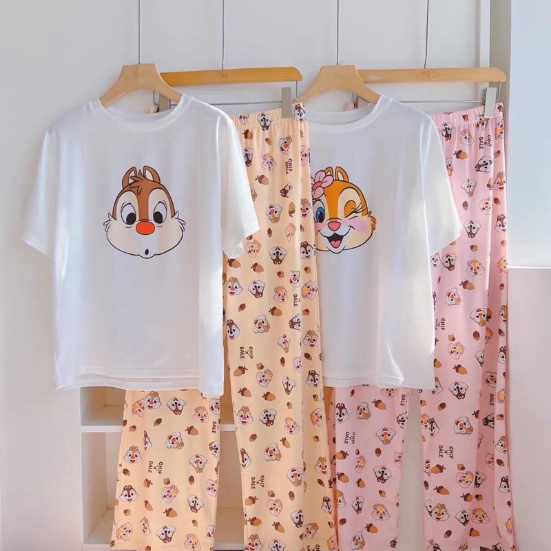 Set Bộ Thun Dài Sóc Con Kèm Ảnh Thật