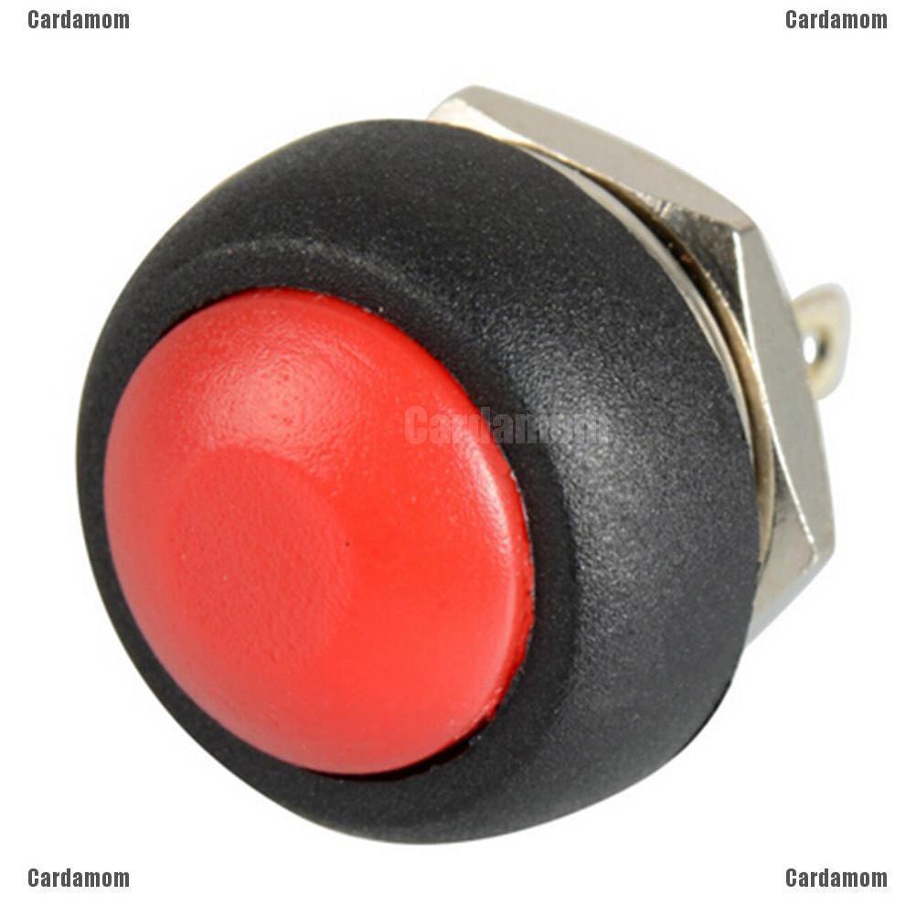 New Colourful 12mm Waterproof momentary ON/OFF Push button Mini Round Switch