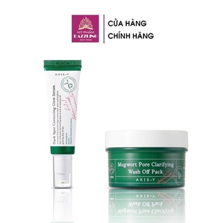 Combo Mặt Nạ Ngải Cứu và Serum Giảm Mụn, Mờ Thâm, Sáng Da AXIS - Y