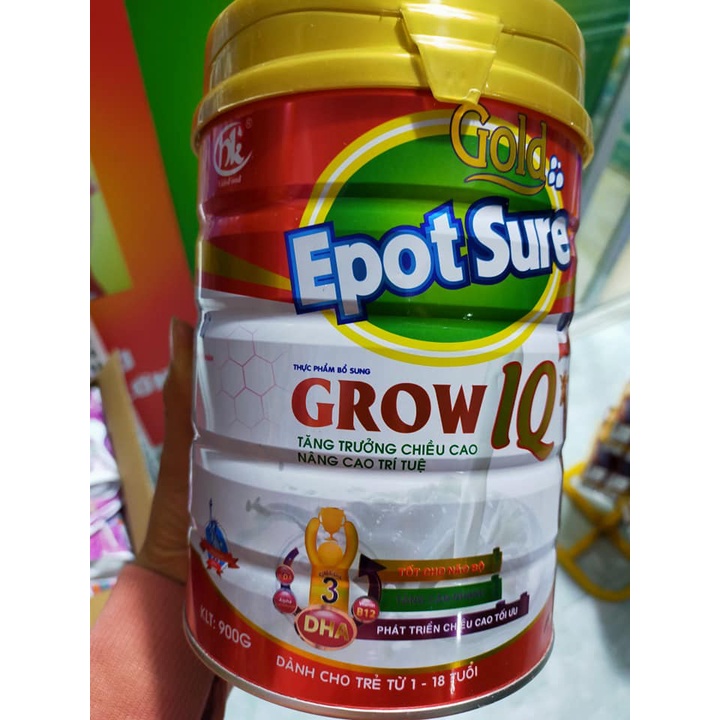 Sữa tăng chiều cao Epotsure lon 900g cho trẻ 1-18 tuổi cao lớn nhanh hơn, thông minh hơn