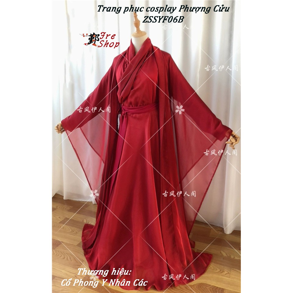 Trang phục cosplay PHƯỢNG CỬU - ĐỊCH LỆ NHIỆT BA (phim Tam sinh tam thế Chẩm thượng thư) trang phục cổ trang Trung Quốc