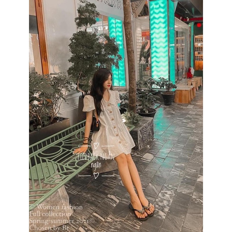 VÁY THIẾT KẾ CỔ YẾM REN | BigBuy360 - bigbuy360.vn