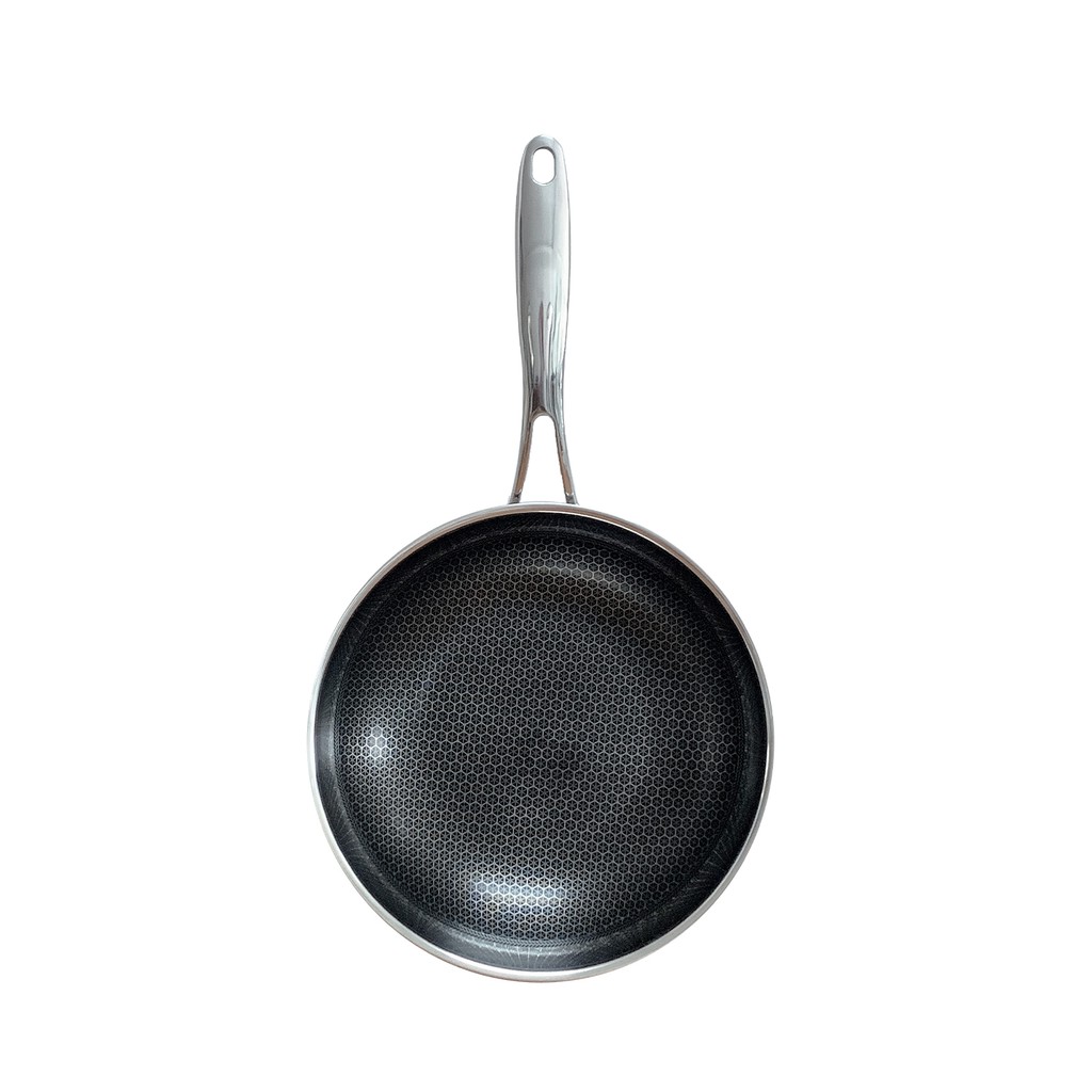Chảo Tổ ong Black cube Bếp Từ Cào Không Xước KimsCook Hàn Quốc inox 304  - 20cm/22cm/24cm/26cm/28cm/30cm/32cm
