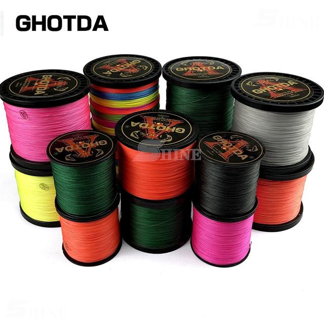 Cuộn Dây Câu Cá Bện Sợi PE 100% 10LB Đến 120LB 300M 500M