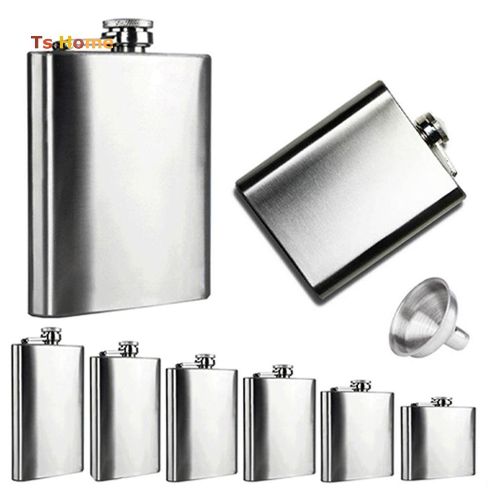 Bình đựng rượu mini bằng Inox nhỏ gọn 4oz-10oz