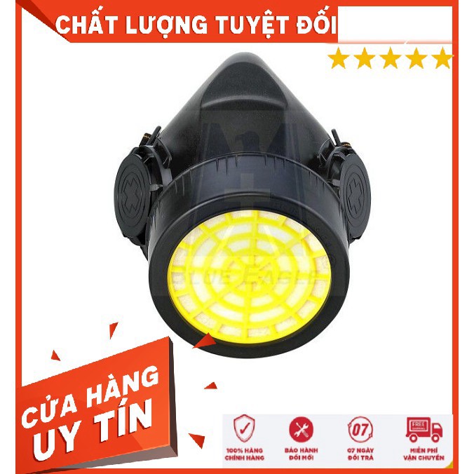 Mặt nạ phòng độc 1 phin, dùng khi phun sơn, làm việc môi trường độc hại