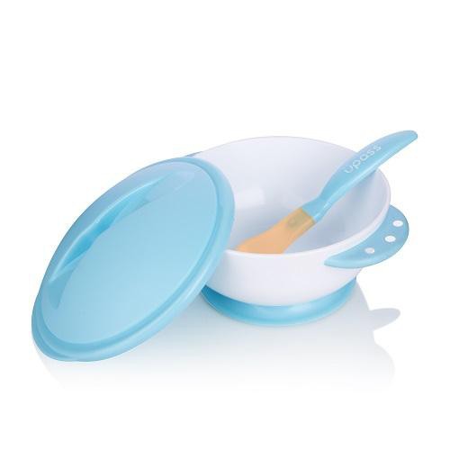 Bát an dặm kèm thìa báo nóng cho bé