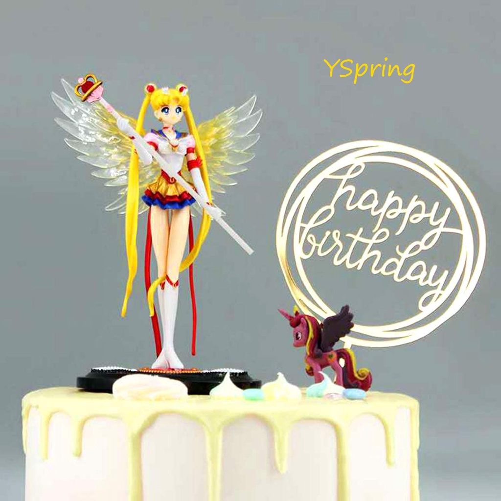 SAILOR MOON Đồ trang trí Đồ Chơi Nhân Vật Hoạt Hình Thủy Thủ Mặt Trăng