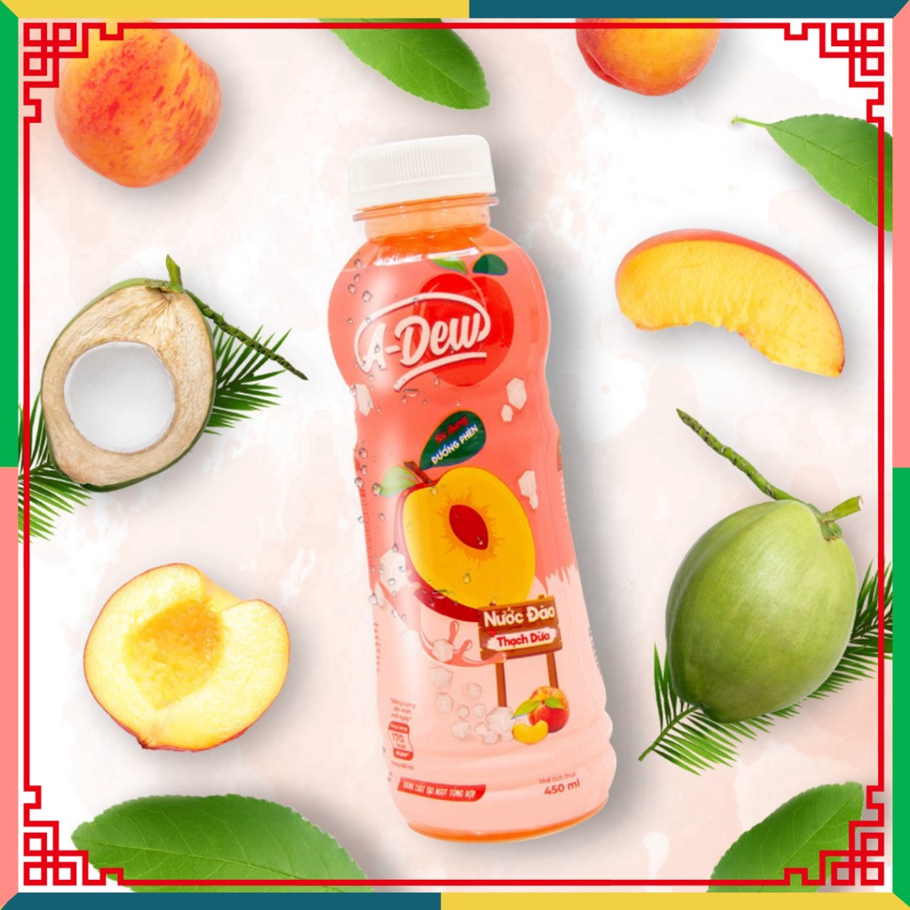 Nước Đào Thạch Dừa A-Dew 450ml