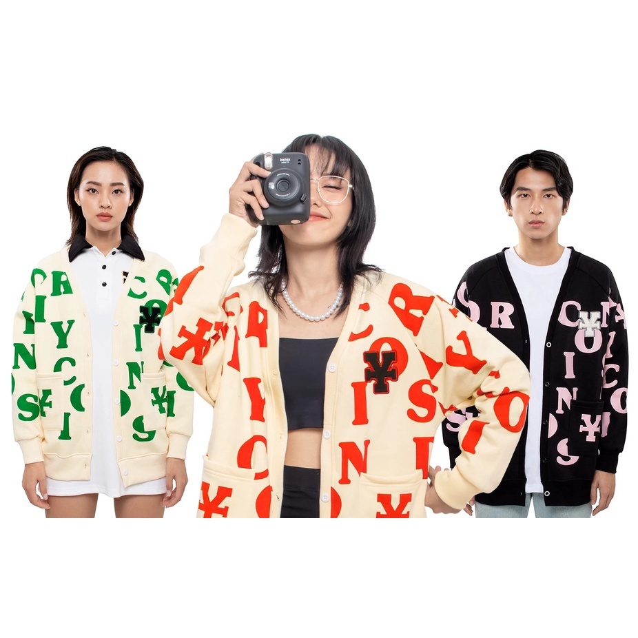 Áo khoác Cardigan 3 Màu Chính Hãng