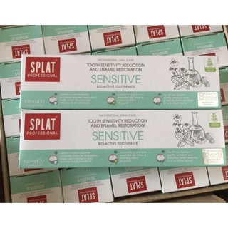 Kem đánh răng cho răng nhạy cảm, kem đánh răng chống ê buốt splat sensitive 100ml - chính hãng 100%