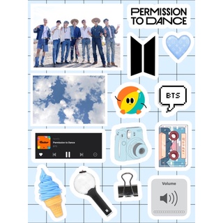 Sticker BTS aesthetic _ Permission to dance