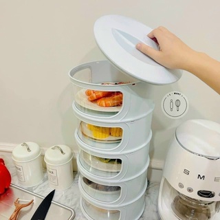 lồng bàn giữ nhiệt 5 tầng