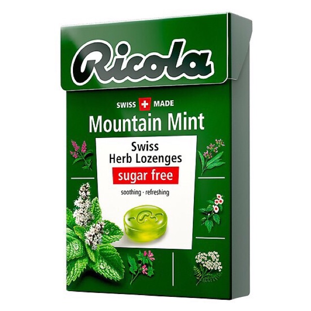 Kẹo Ngậm Thảo Mộc Không Đường Ricola 40gr