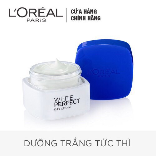 Kem Dưỡng Da Trắng Mượt Đều Màu Ban Ngày L’Oreal Paris White Perfect Day Cream SPF17 PA++ 50m | BigBuy360 - bigbuy360.vn