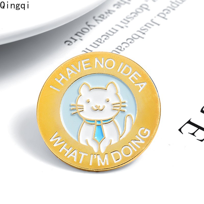 Ghim cài áo MISS ZOE họa tiết mèo hoạt hình ngộ nghĩnh đáng yêu