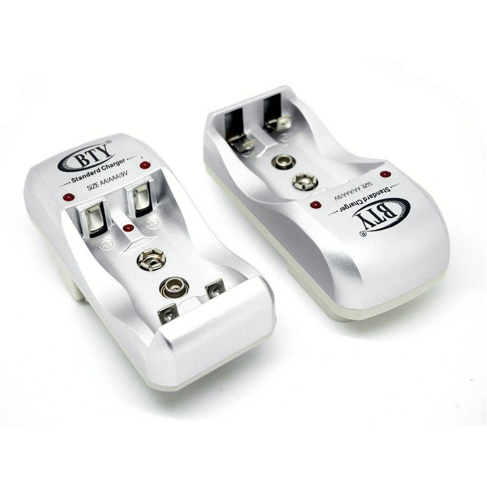MYRONGVN Đế Sạc Pin AA / AAA 9V Ni-MH Có Đèn LED Báo Hiệu Thông Minh