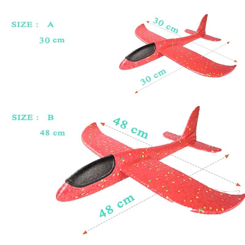 Máy bay đồ chơi bằng xốp siêu nhẹ 48cm/ 35cm