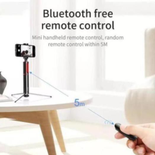 Gậy chụp hình Tự Sướng Live Stream Baseus Fully Folding Selfie Stick (Bluetooth Remote Control,  Camera Tripod, Selfie)