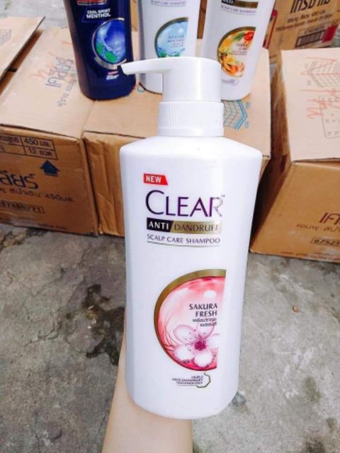 Dầu gội đầu Clear Thái Lan, Dầu gội clear men, bạc hà, anh đào, thảo dược. | BigBuy360 - bigbuy360.vn