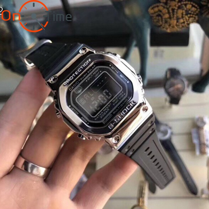 Đồng hồ đeo tay nam G-shock B5000 vỏ thép dây cao su OneTime hàng R.e.p.l.i.c.a chất lượng cao