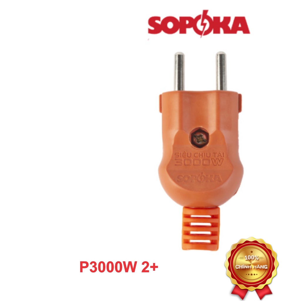 Phích cắm siêu chịu tải SOPOKA P3000W2+