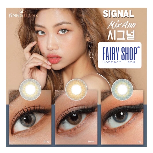 Áp Tròng Mixann Signal Brown 14.09mm - Kính Áp Tròng FAIRY SHOP CONTACT LENS