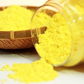 Tinh bột nghệ vàng nguyên chất Obaxua làm trắng giảm mụn đẹp da gói 100g