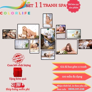 BỘ TRANH SPA ĐẸP DÁN TREO TƯỜNG 3D TRANG TRÍ DECOR SPA NHỎ  CAO CẤP GIÁ RẺ -CEOSPA3-ÁNH DƯƠNG