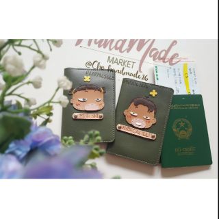 vỏ hộ chiếu QUỲNH AKA (vỏ hộ chiếu, passport cover ) -bao hộ chiếu -bọc hộ chiếu