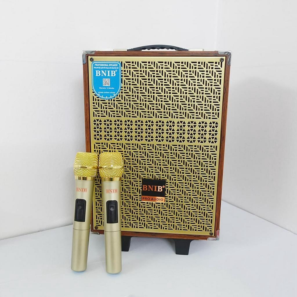 Loa Kẹo Kéo Hát Karaoke Chính Hãng BNIB M8 Bass 20cm, Thiết Kế Vỏ Gỗ Sang Trọng, Âm Thanh Chất Lượng | Bảo hành 12th