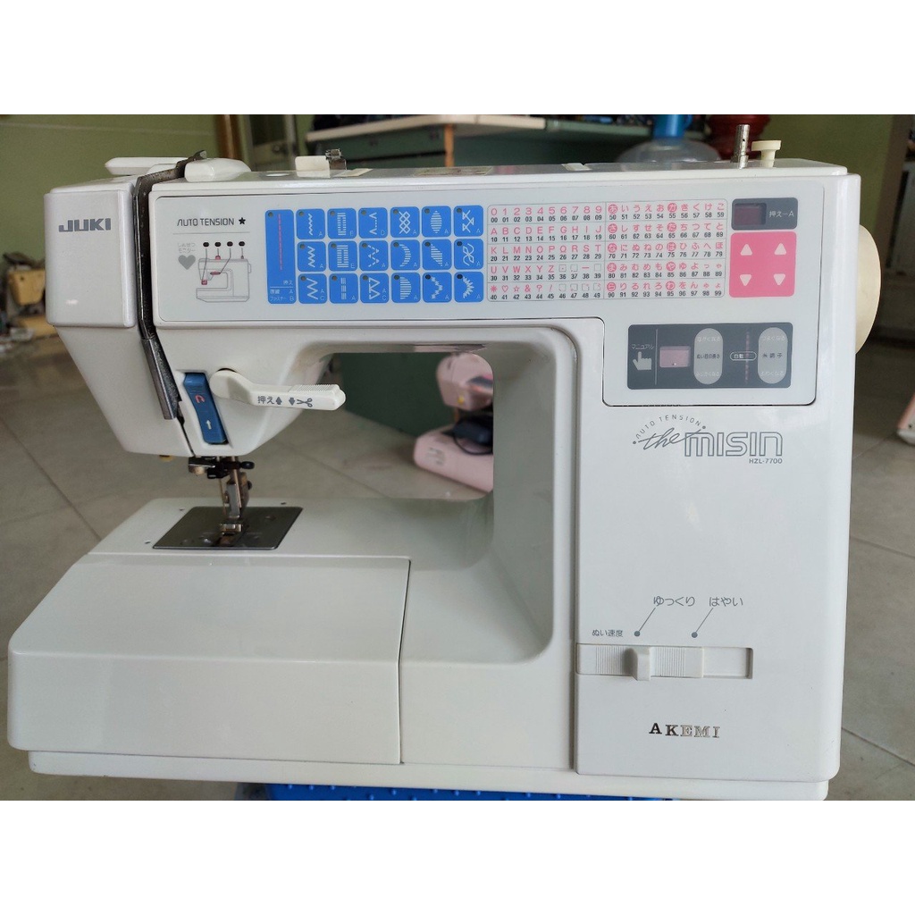 Máy May Gia Đình Nhật Bản Juki Misin 7500 -7700 -May Cơ Bản Có Trang Trí - Ổ Máy Công Nghiệp - Máy Siêu Khỏe - Nặng 12kg