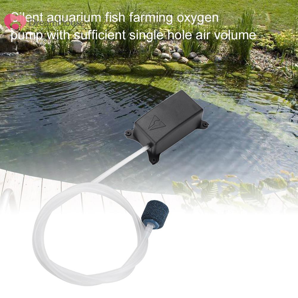 ☀Ultra Low Noise Fish Tank Rubber Oxygen Pump Mini Single Outlet Air Pump