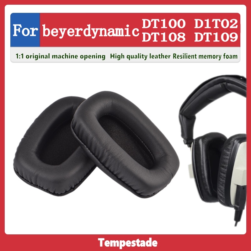 Dành Cho beyerdynamic DT100 D1T02 DT108 DT109 Earmuffs Earmuffs Đệm Tai Vỏ Tai Nghe Thay Thế Earmuff