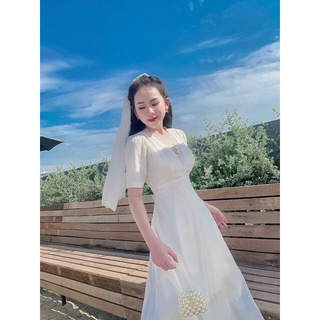 ĐẦM MAXI CỔ V