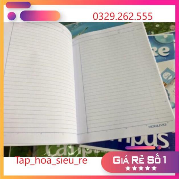 (Rẻ Vô địch) Vở kẻ ngang Campus Gift 200 trang