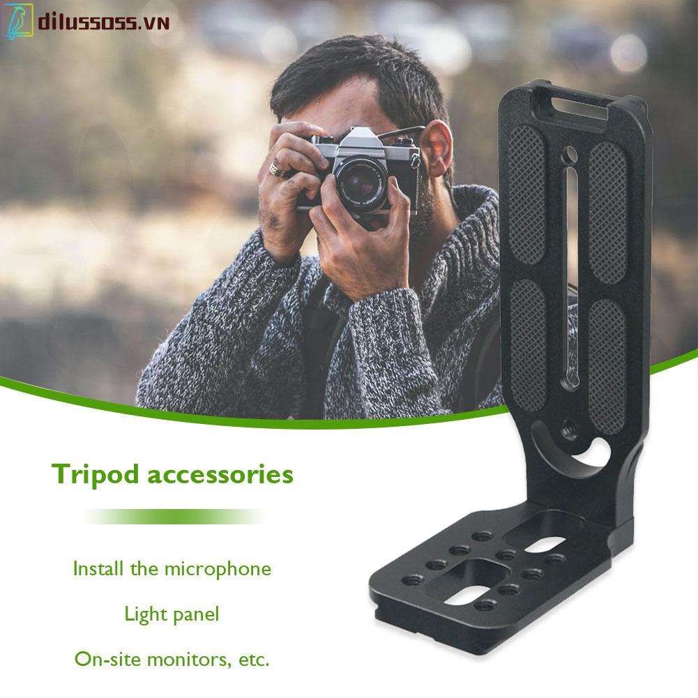Đế gắn giá đỡ ba chân hình chữ L tháo gỡ nhanh chuyên dùng cho máy ảnh DSLR