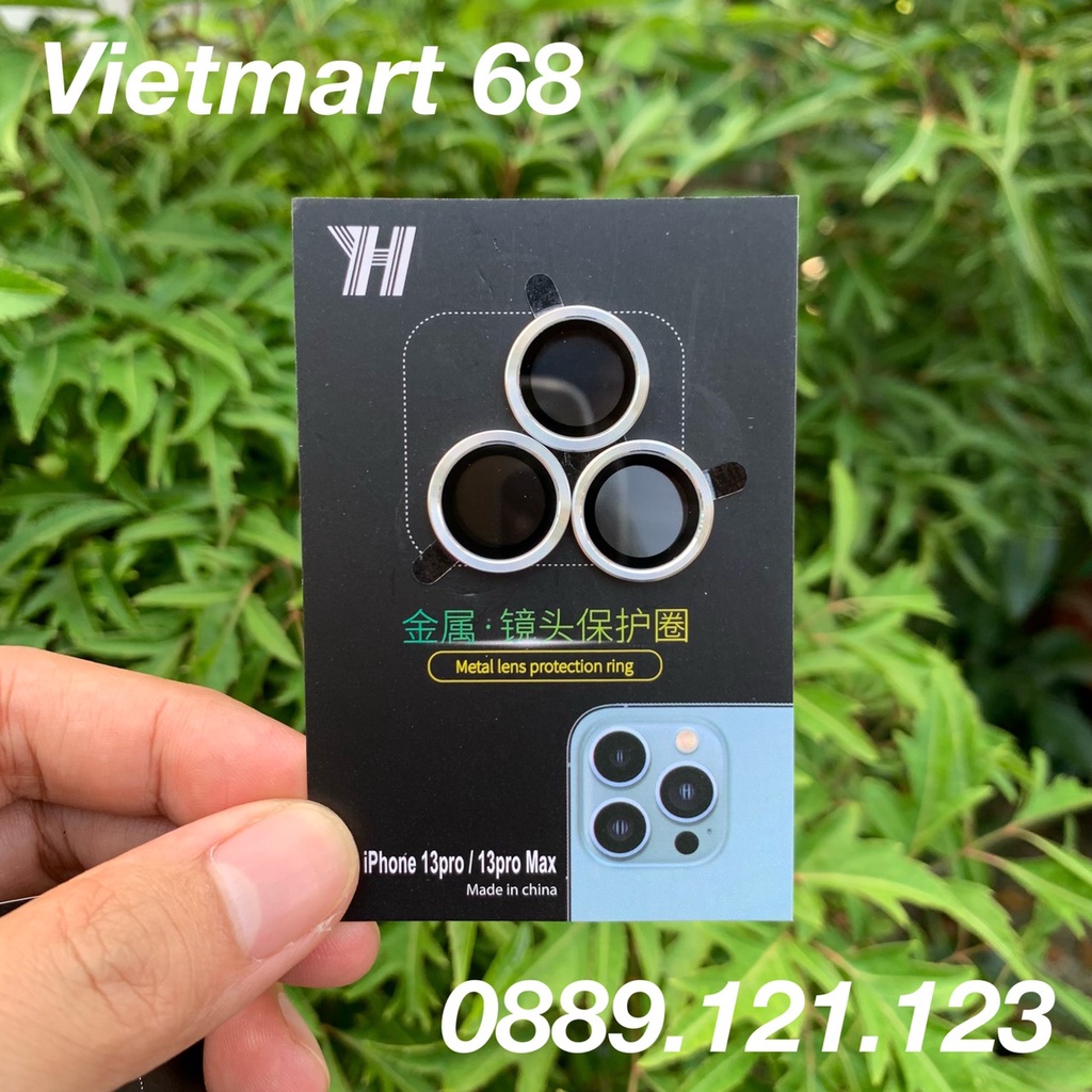 Bộ Dán 3 Mắt Bảo Vệ Camera iP 13Pro - 13Pro Max - Chống Chày Xước, Chống Bụi, Hạn Chế Vân Tay Và Mờ Camera