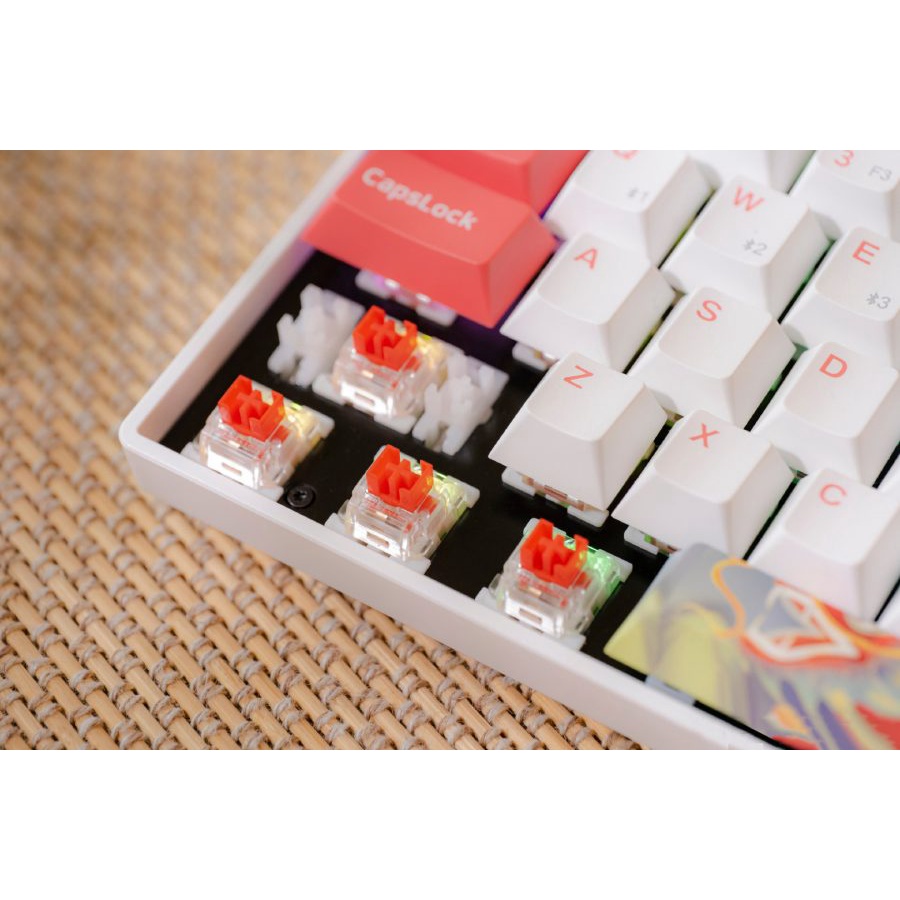 Bàn phím cơ không dây Dual Mode Newmen GM610Dy (MX Hotswap, Bluetooth 5.0, Layout Mac &amp; Win, Keycap PBT Cherry Profile )