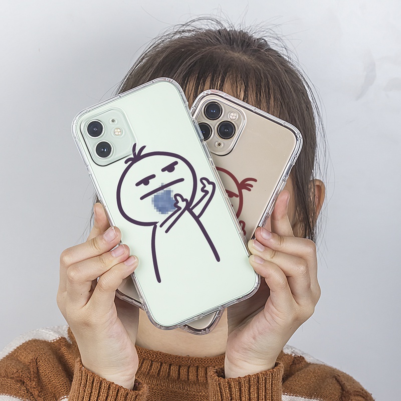 Suntaiho Ốp lưng iphone Ốp điện thoại tpu hoạ tiết hành động độc đáo cho iPhone 13 12 11 Pro Max X Xs Max XR 8 7 6 6S Plus