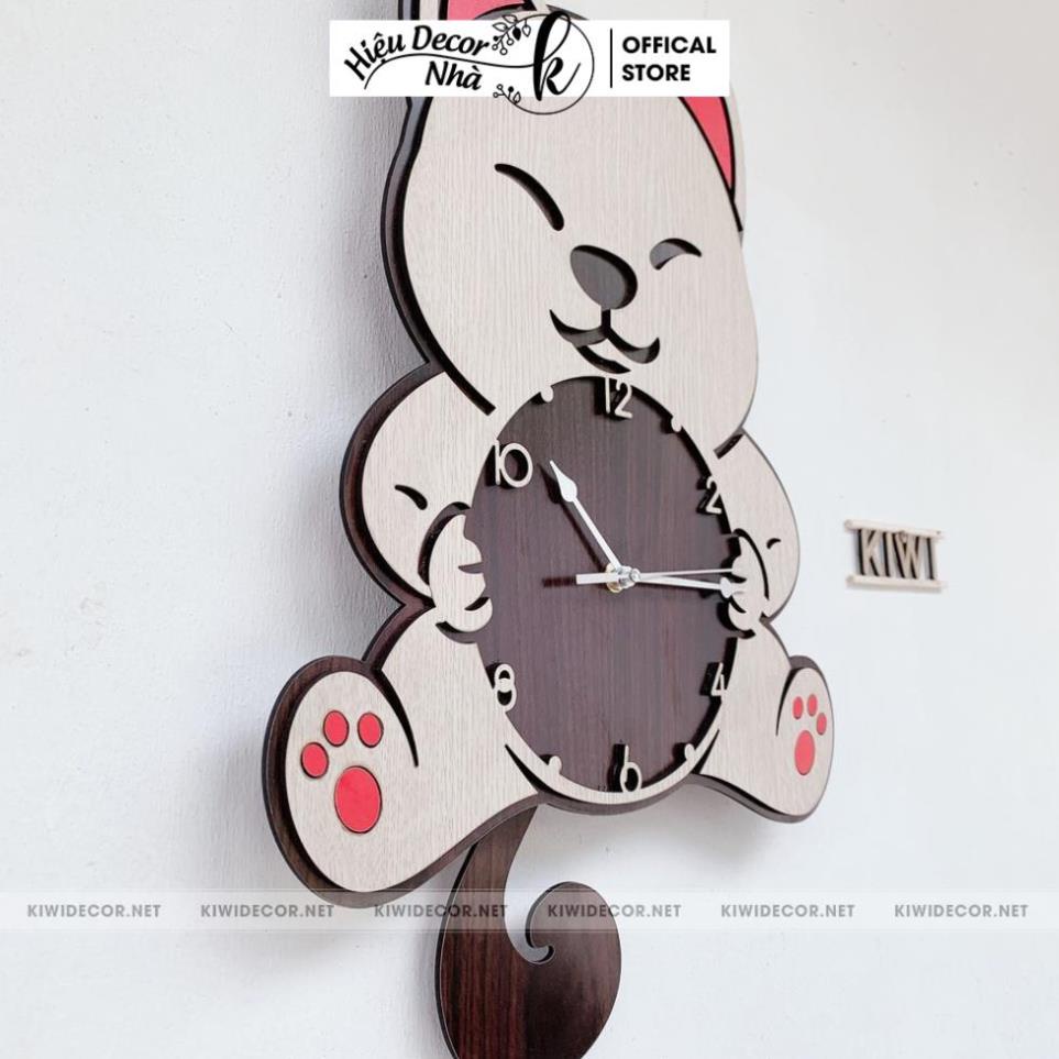 Đồng Hồ Treo Tường Dễ thương Decor Chó Shiba, Trang Trí Nhà Cửa, Quà Tặng Sinh Nhật - Hiệu Nhà K