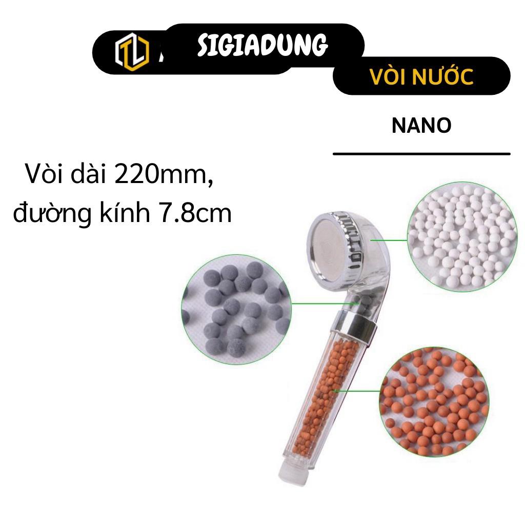 [SGD] Bộ Vòi sẽ tăng áp - Vòi tắm Nano hoa sen tạo áp suất, sử lý công nghệ Nano tiêu diệt mọi vi khuẩn trong nước 2583
