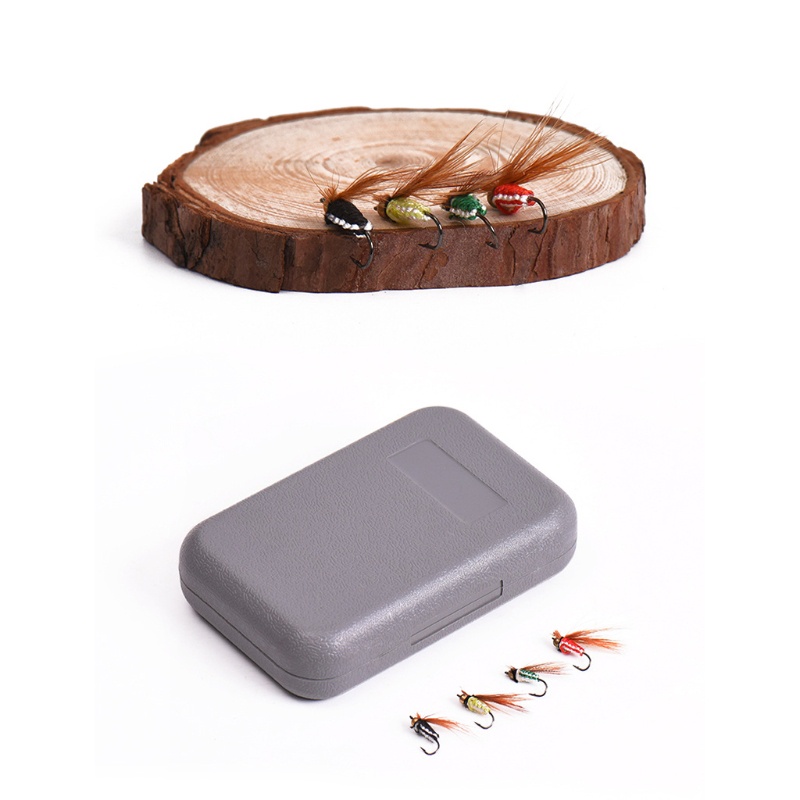 QQ Bộ 40 Mồi Câu Cá Giả Hình Ruồi Kèm Hộp Đựng