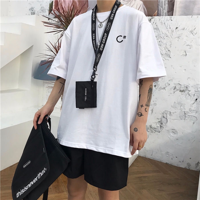 Áo Thun Dáng Rộng In Hoạt Hình Kiểu Hàn Quốc Thời Trang 2020 Cho Các Cặp Đôi