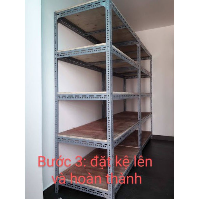 (Dài 30cm) Thanh sắt v lỗ 3x3cm DÀY 1.5MM ĐỦ ( BAO KẸP THƯỚC) sơn tĩnh điện